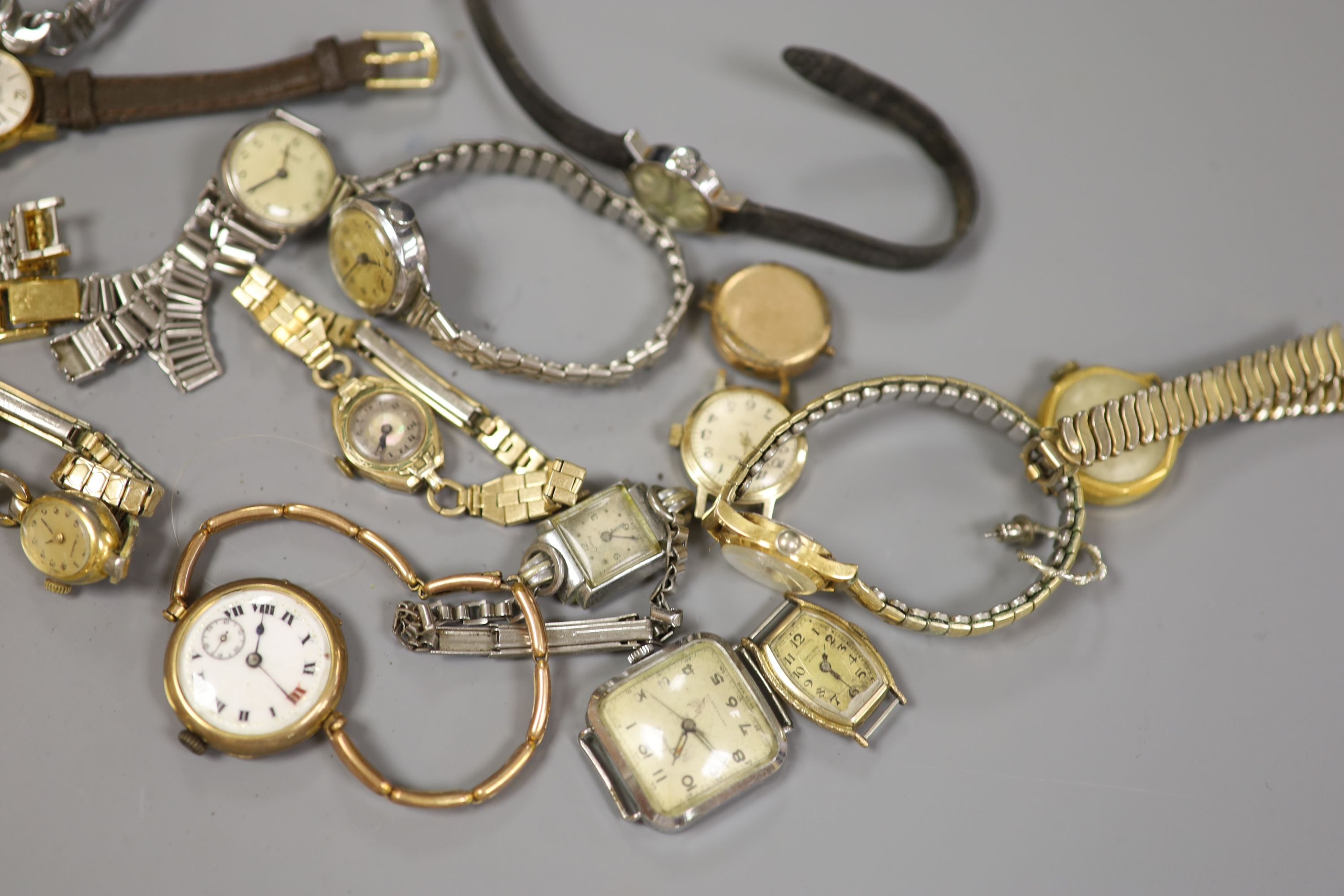 A quantity of ladies wrist watches